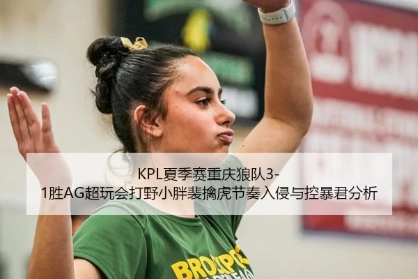 KPL夏季赛重庆狼队3-1胜AG超玩会打野小胖裴擒虎节奏入侵与控暴君分析